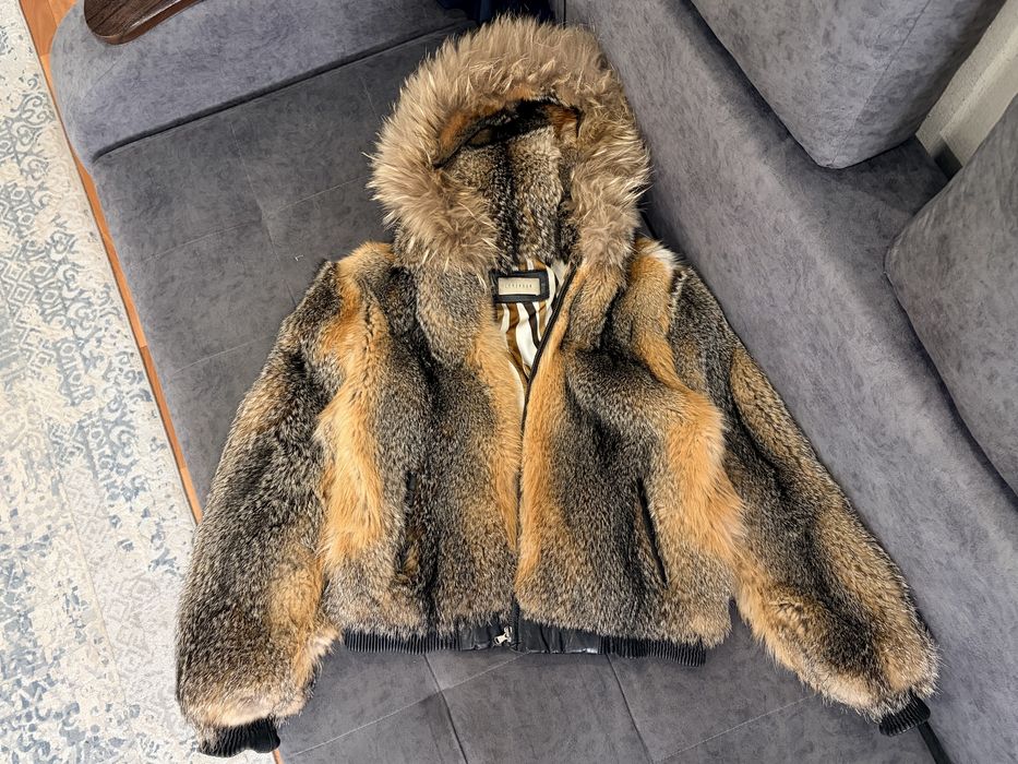 Шуба из натуральной лисы