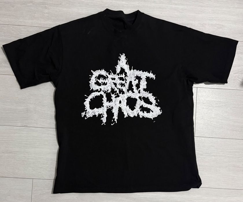 Футболка Ken Carson a great chaos merch tour,m-l size