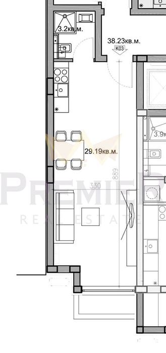 1-стаен в Варна-Бриз площ 43 цена 88000 евро