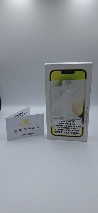 IPhone 14 128 GB 83% Baterie Garantie/Factura #52174