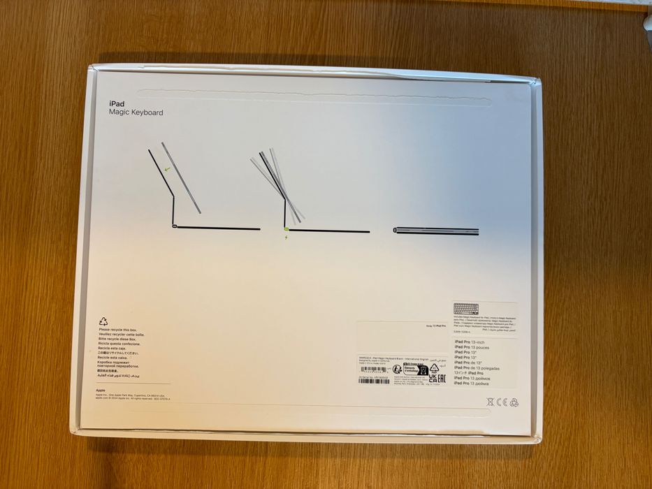 Клавиатура Apple Magic Keyboard for iPad Pro 13‑inch (M4/М5) - Черна (Black), International English, QWERTY