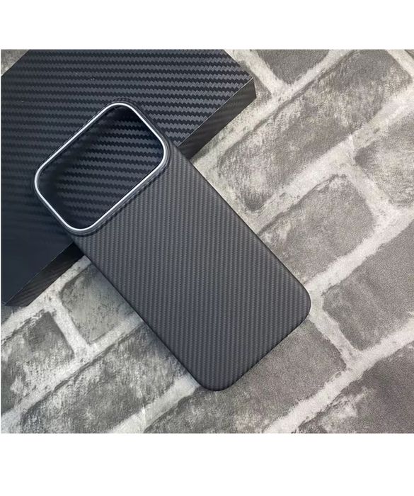 Iphone 17 17 PRO 17 PRO MAX - Husa Ultra Slim Aramida Magsafe Neagra