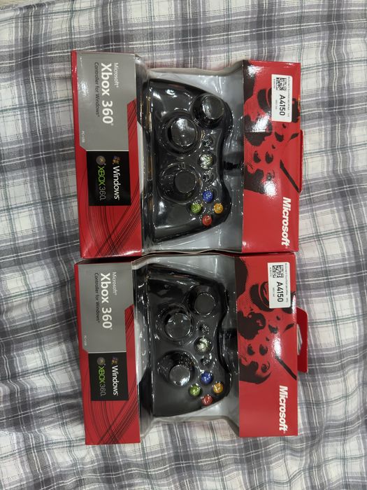 Xbox 360 джойстик новый только из коробки подключается даже к компютер