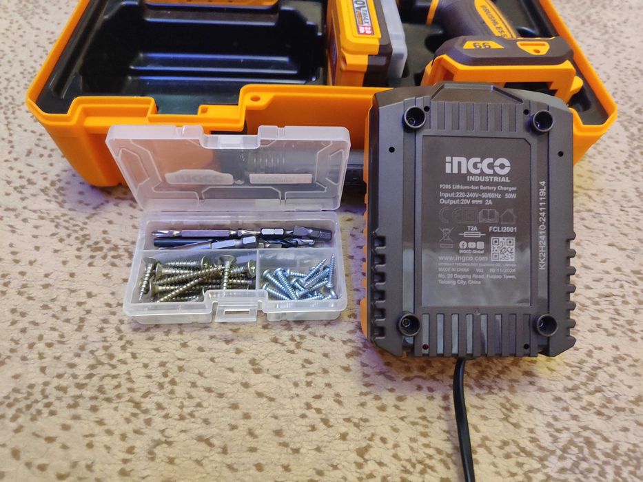 Ingco болгарка (УШМ) 1000W и ударная дрель-шуруповерт 66Н*м