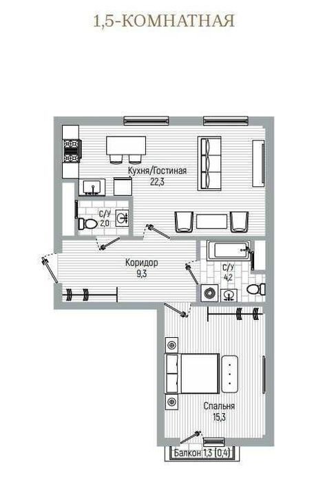 2/7/12 квартира на ЖК Кох Ота/ Koh Ota Ор Лабзак