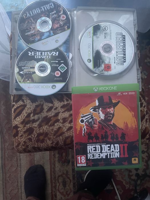 Red ded redemption 2 (x box oane)+2 jocuri x box 360