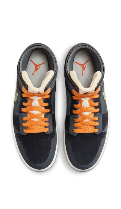 Air Jordan 1 Mid SE Craft "Anthracite Light Olive", 44 EU/28