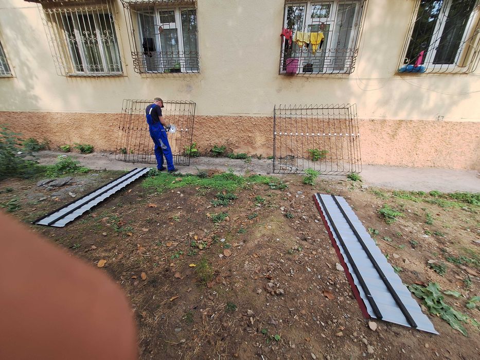 Установка      Козырек и козырьки