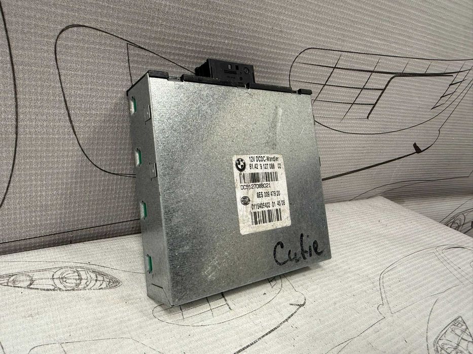 Convertor de tensiune / Modul DC-DC 12V DCDC BMW Seria 3 E90 E91 COD: 61429127088 2008 / [2005-2012] / (5B2)