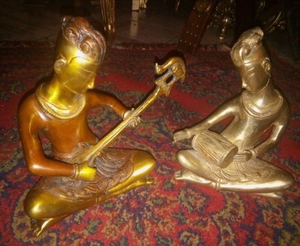 Set sculpturi indiene din bronz