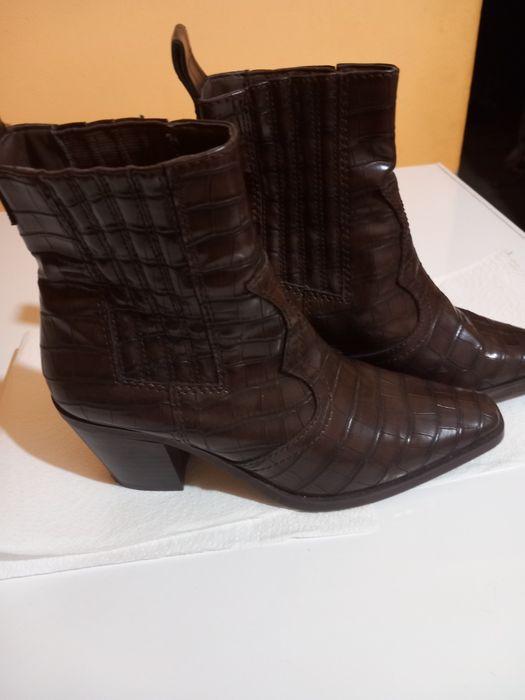 Vând botine dama maro