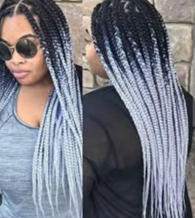 Афро косички плетение