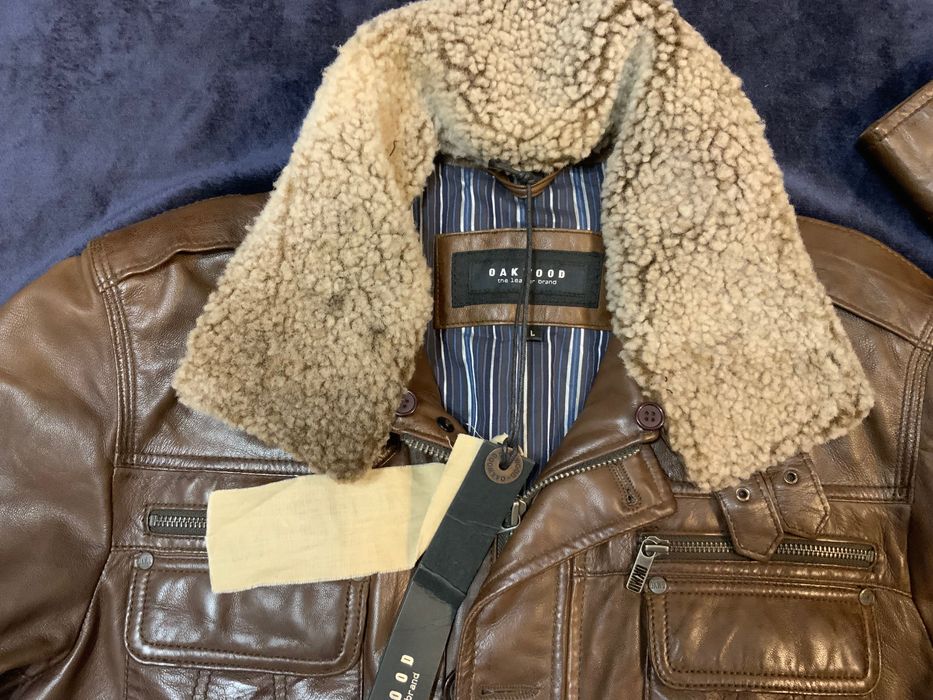 Oakwood-оригинално кожено палто размер л