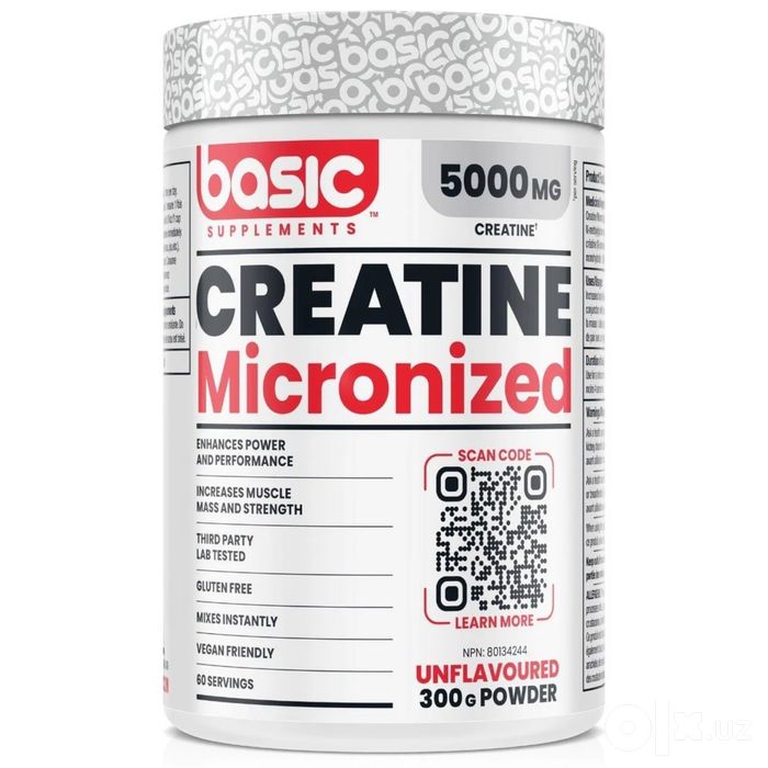 BASIC CREATINE 300 грамм Америка 100% Оригинал Доставка по Узбекистану