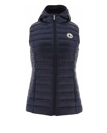 Ултралек Дамски пухен елек с качулка JOTT