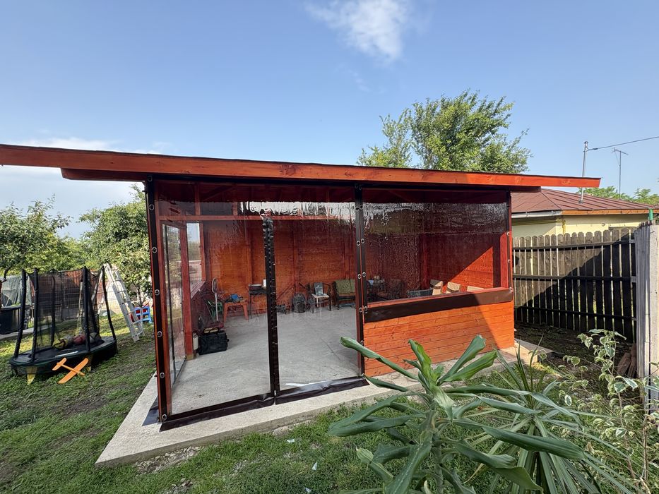 Folie PVC pentru închis balcoane/terase/foișoare