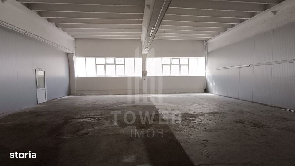 Hală de închiriat – 140 mp, luminoasă și funcțională