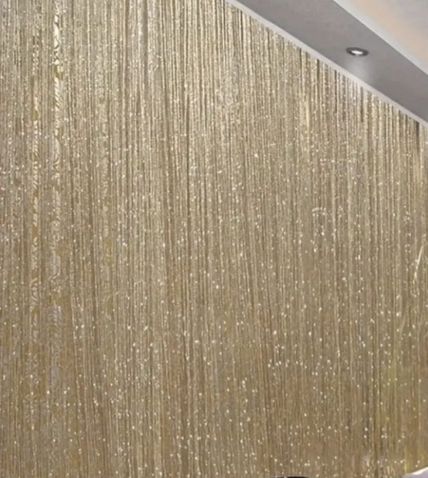 Золотистая Штора-Лапша 3м