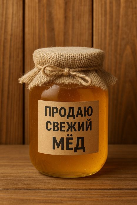 Свежий мёд с собственной пасеки