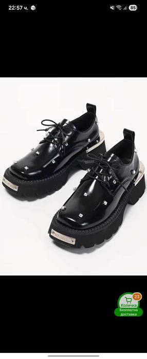 Дамски черни обувки