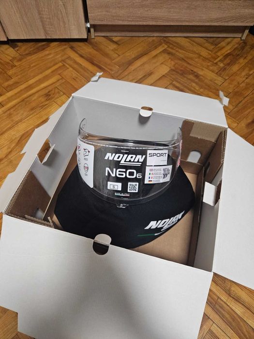 Мото Каска Nolan N60-6 Sport Black - Мат(S size) ECE 22.06