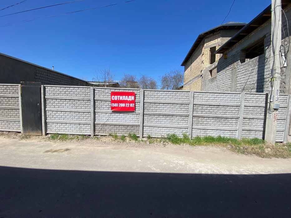 Тез сотилади 3,93 сотих метро Чоштепа