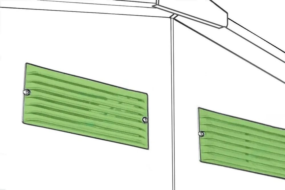 Метален гараж за автомобил Kingston цвят Антрацит 5.4х3.8х2.3м 19.6квм