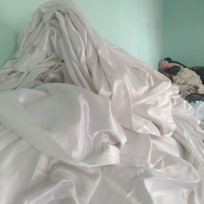 Чехол  для  стулей  белый