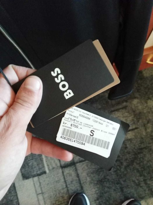 Geaca de piele Hugo Boss