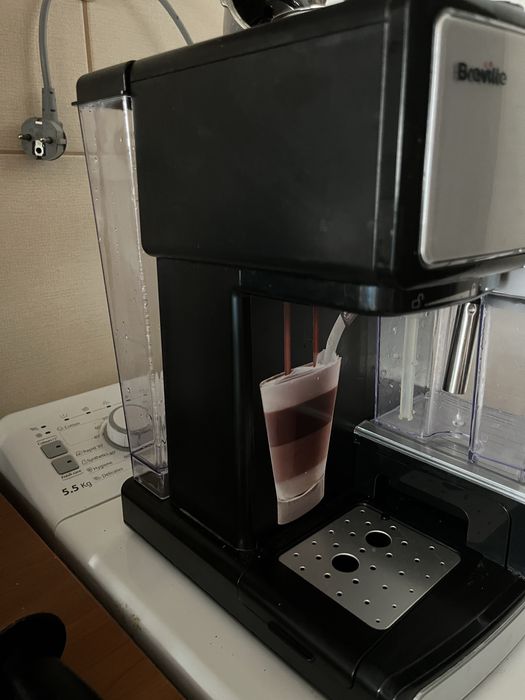 Espressor semi-automat Prima Latte Argintiu Breville