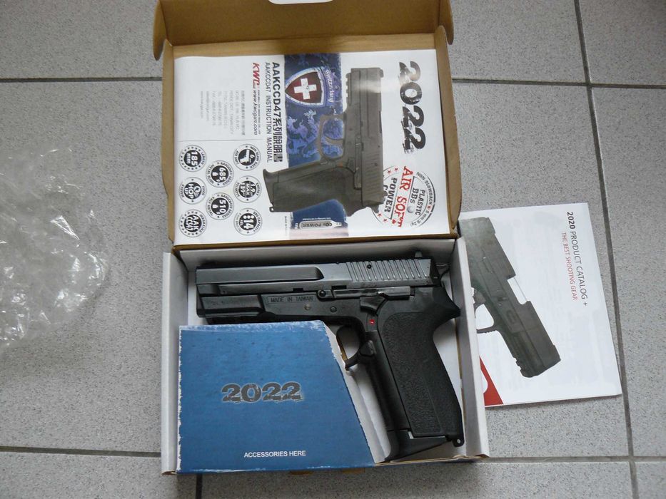 Pistol Airsoft SIG SAUER SP2022 KWC CO2 Metal Slide NBB,Nou In Cutie