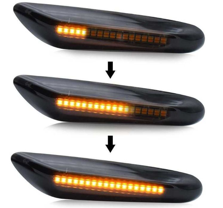 Динамичен страничен мигач за BMW 1,3,5 серия, BMW X1,X3