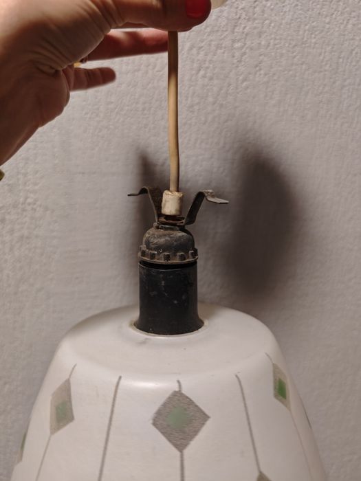 Советский стеклянный плафон