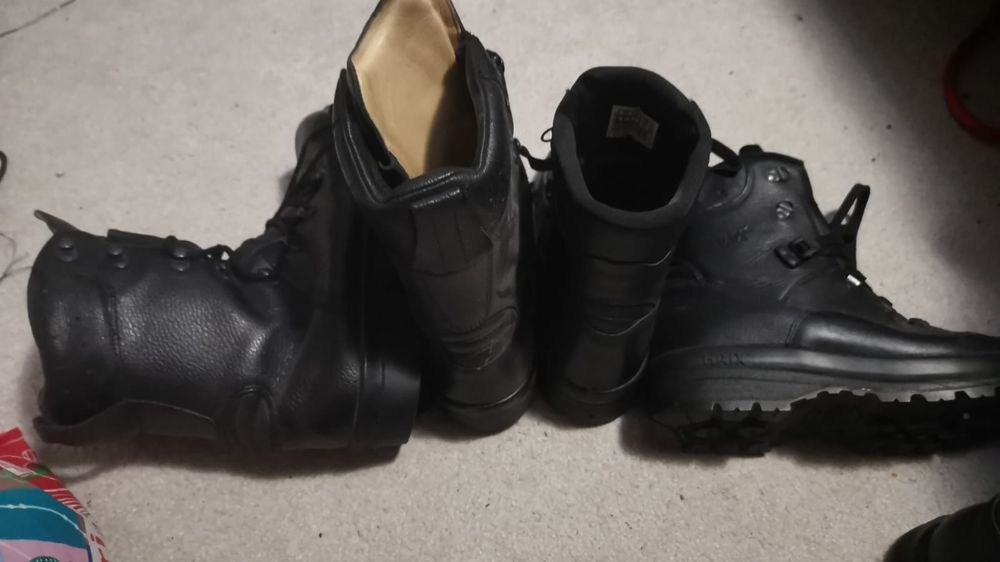 Bocanci unici armata pompieri Haix nr 42  43.5 si 42.5