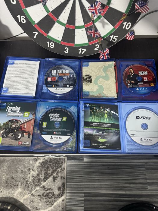 Tlou 2; FS 25; FC 25 RDR2 PS5