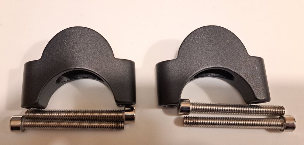 Aerobar/ extensii ghidon carbon + înălțători 20 mm