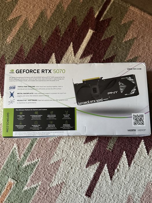 Новая PNY RTX 5070 12GB