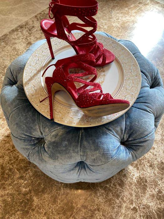 Casadei обувки! Оригинал! Крисали Сваровски