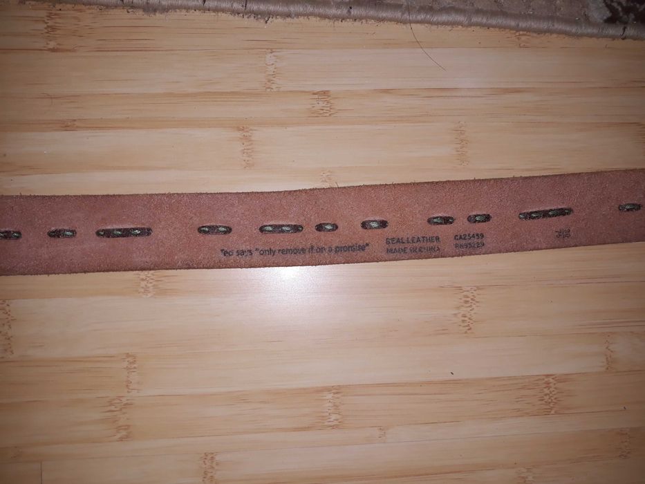 curea piele, cu insertie piele, lata, 1020x4,5 cm latime