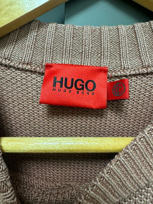 Pulover Hugo Boss roz prăfuit , Original, Bărbați, mărimea M