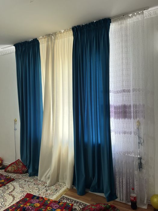 Кілем, перде, детский стол+стулья, палас