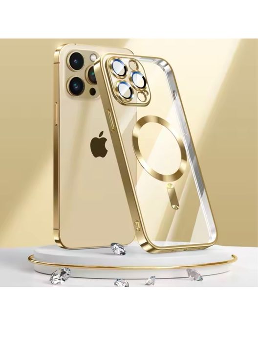 Iphone 11/12/13 PRO MAX Husa Silicon 0,3 Incarcare Magnetica Style Cas
