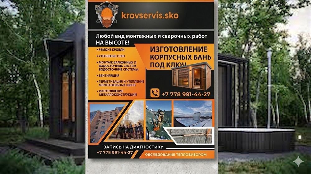 Ремонт мягкой кровли