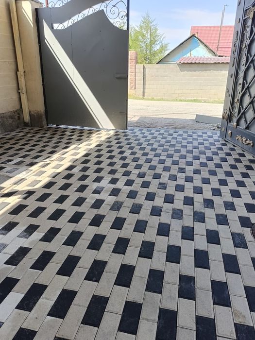Укладка брусчатки