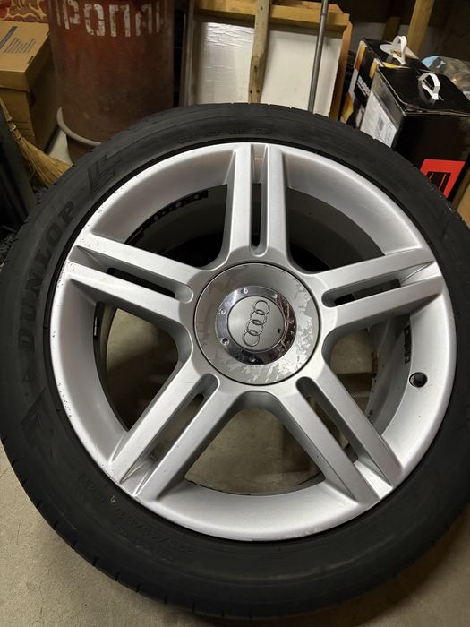 Jante Audi originale R17 + anvelope 235/45 R17 – set complet
