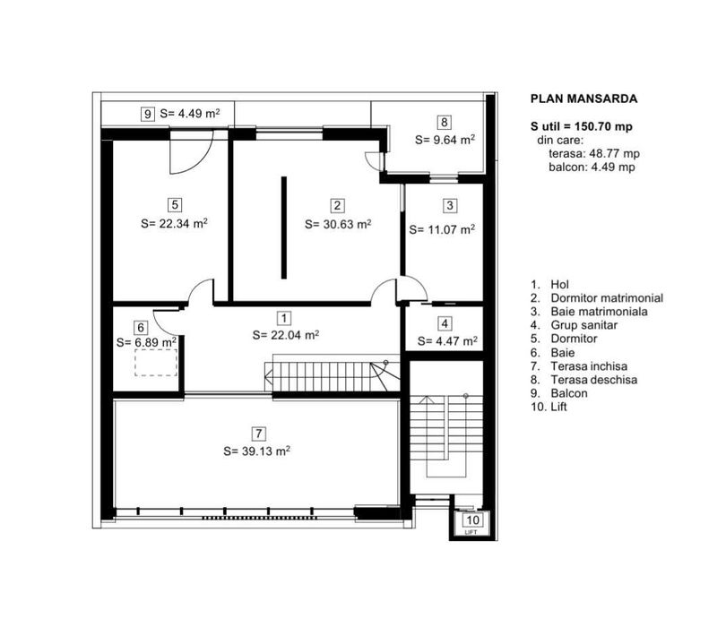Vand apartament pe 2 nivele Complex Studentesc/str Cluj