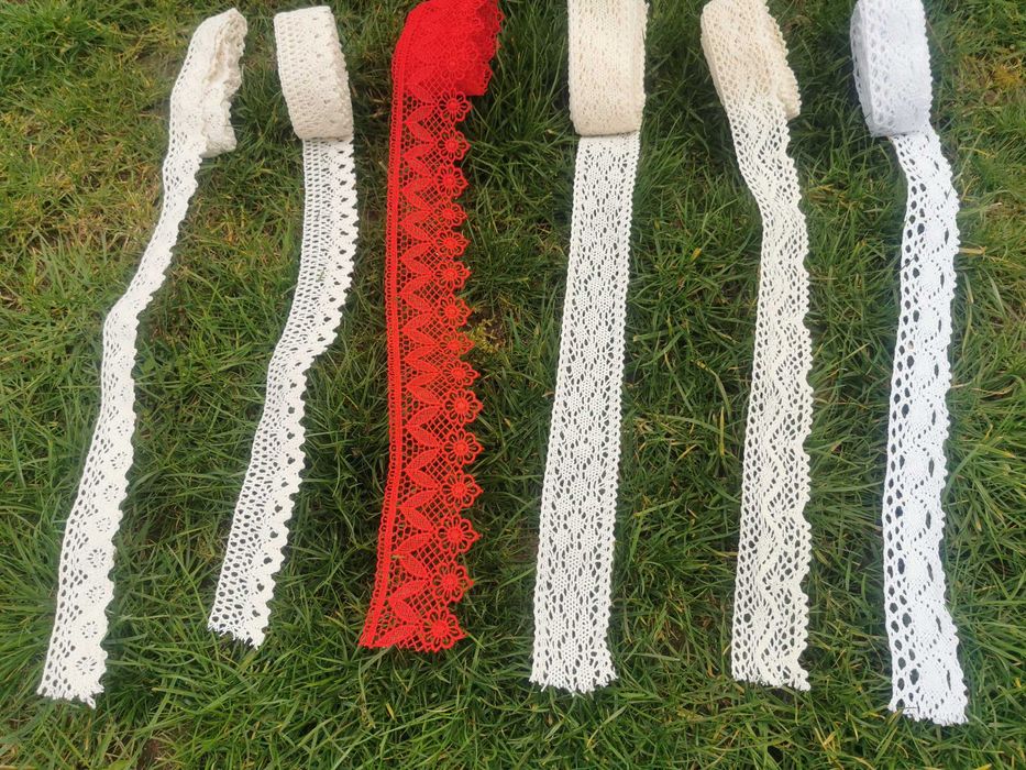 Плетена, памучна дантела