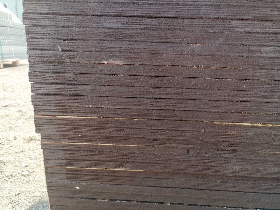 Кофражни платна - трислойни жълти 27мм, кофражен шперплат