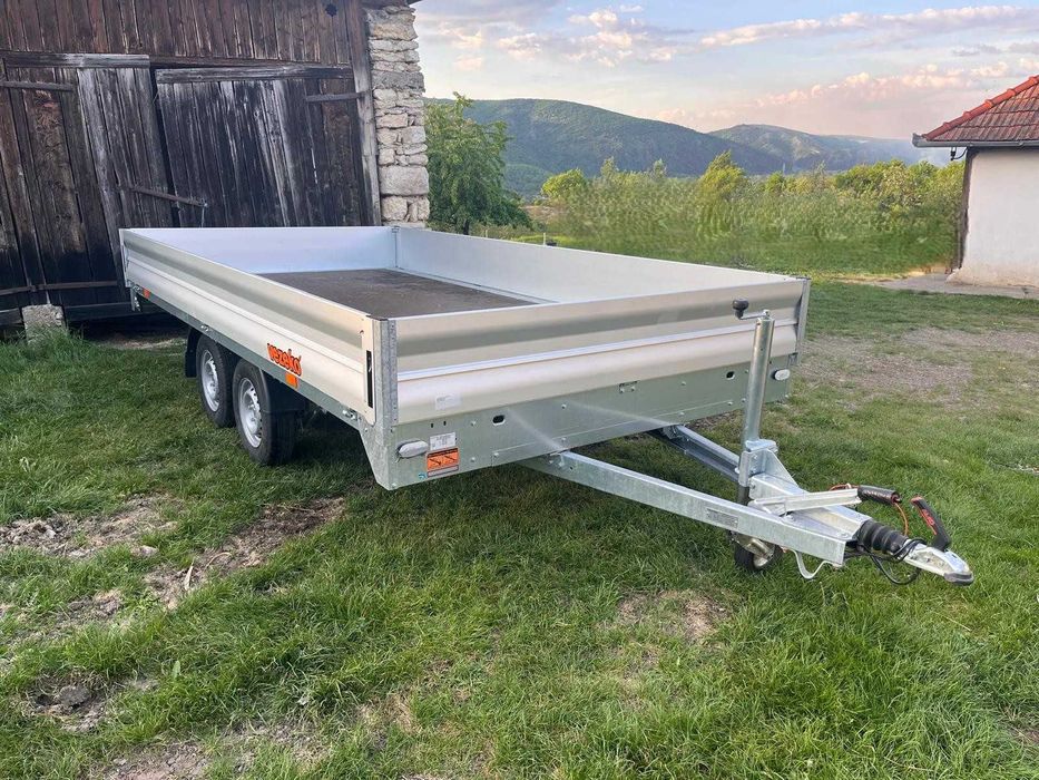 REMORCA APICOLĂ 2700kg TARATĂ la MMA 1800kg, se conduce cu  PERMIS CAT. B