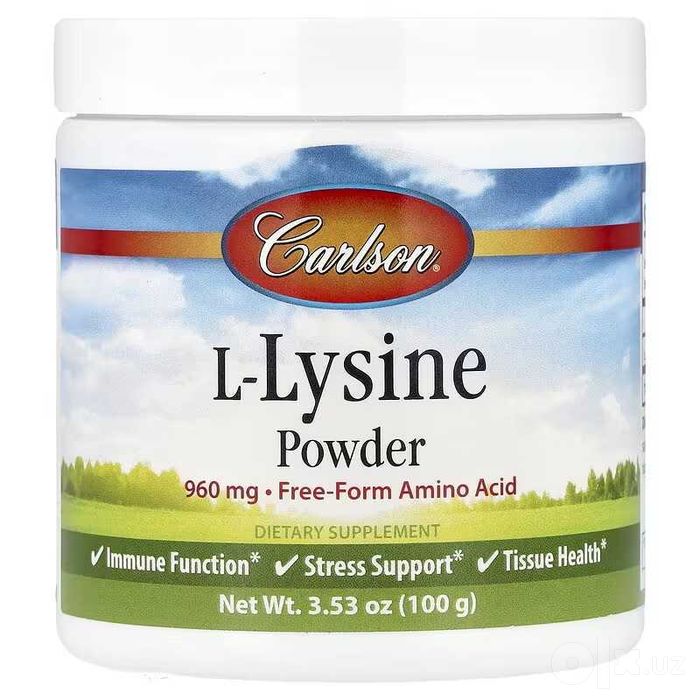 Carlson L-Lysine Powder L-лизин L-Lysine L-лизин L - Lysine L - лизин
